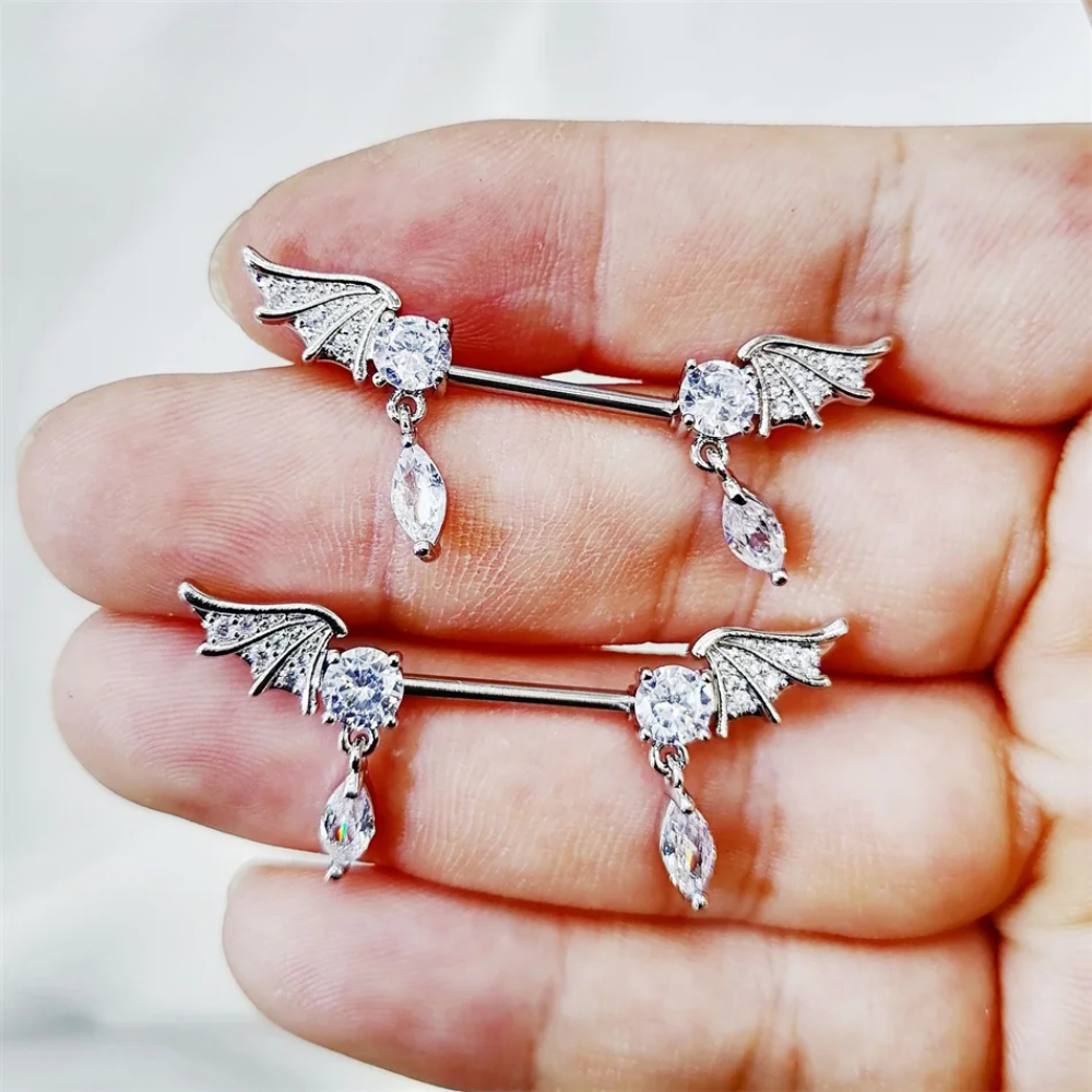 Piercing Téton Pendant • Titanium • 2 PCS