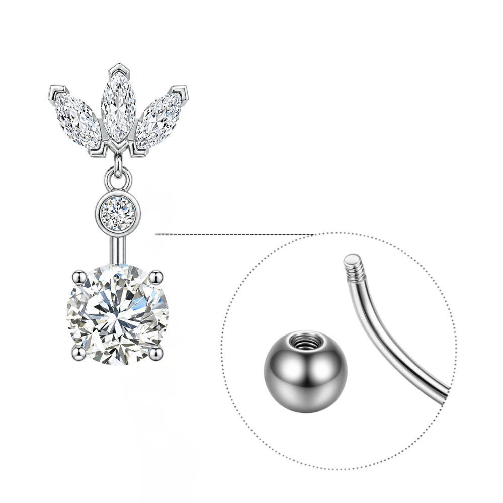 Piercing Nombril Flottant • Titanium