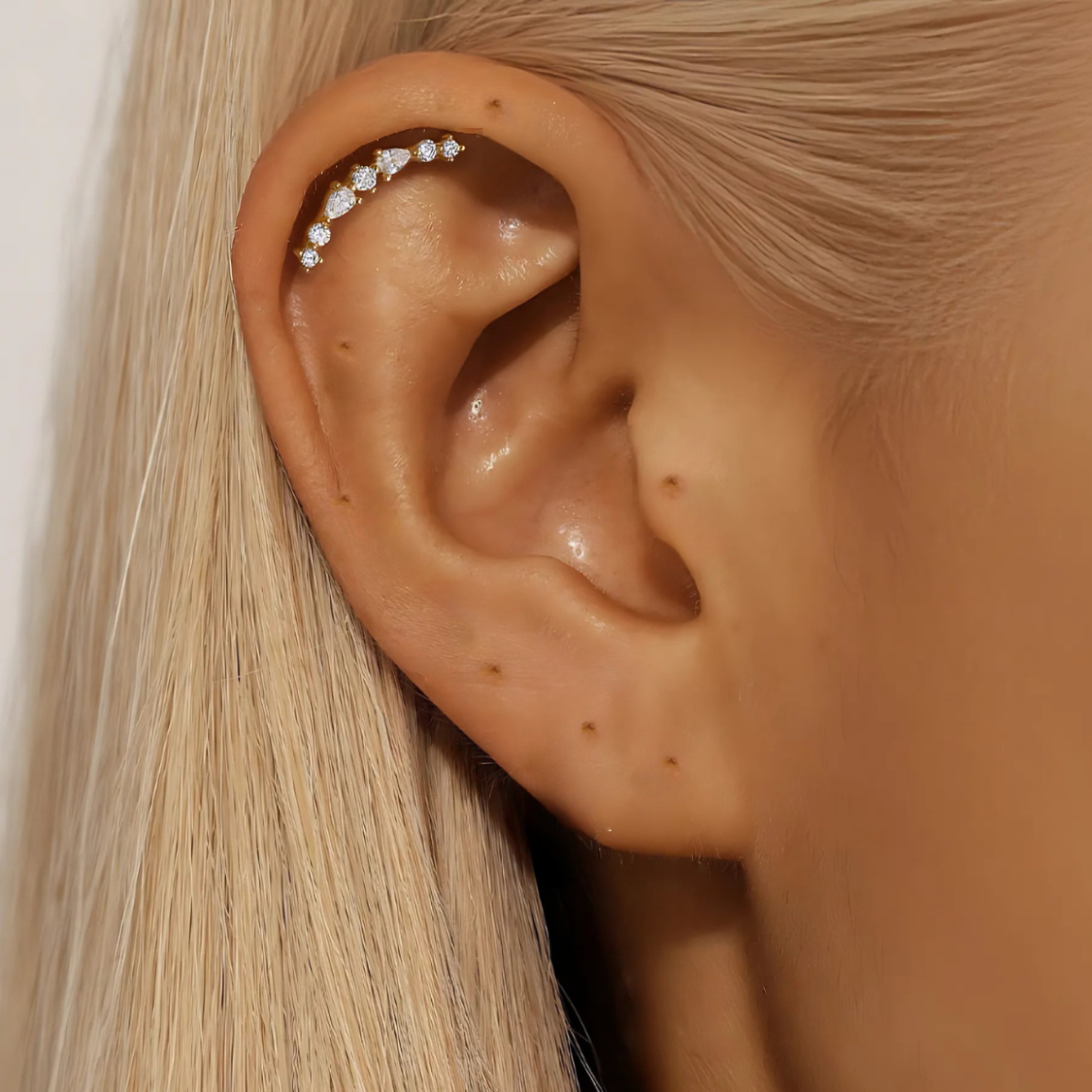 Piercing hélix barrette • Or 18k