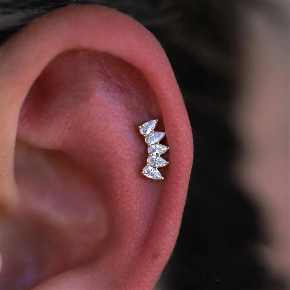 Piercing Hélix Or 18K • Style Minimalist