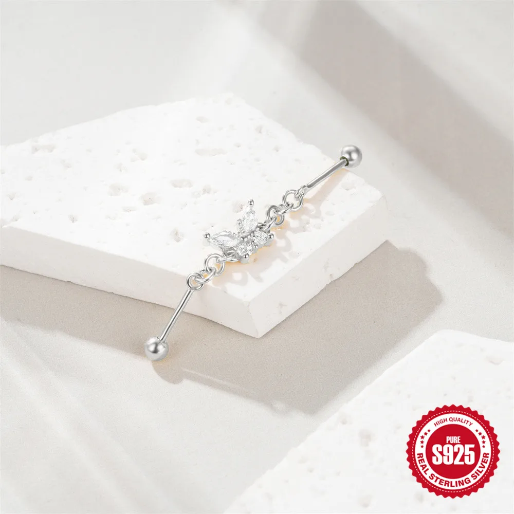 Piercing Industriel Papillon • Titane Stylé