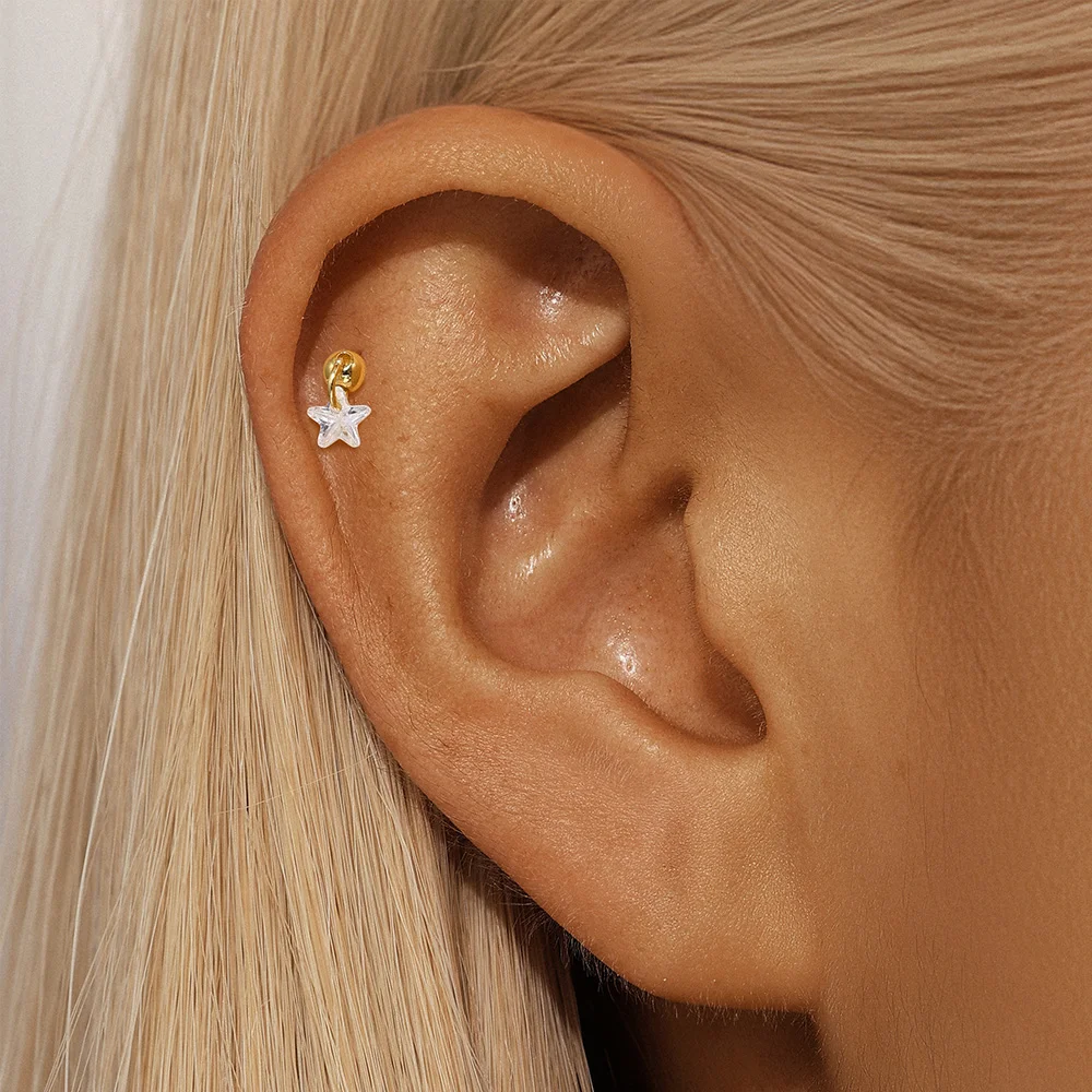 Piercing Tragus Or 18K • Élégant