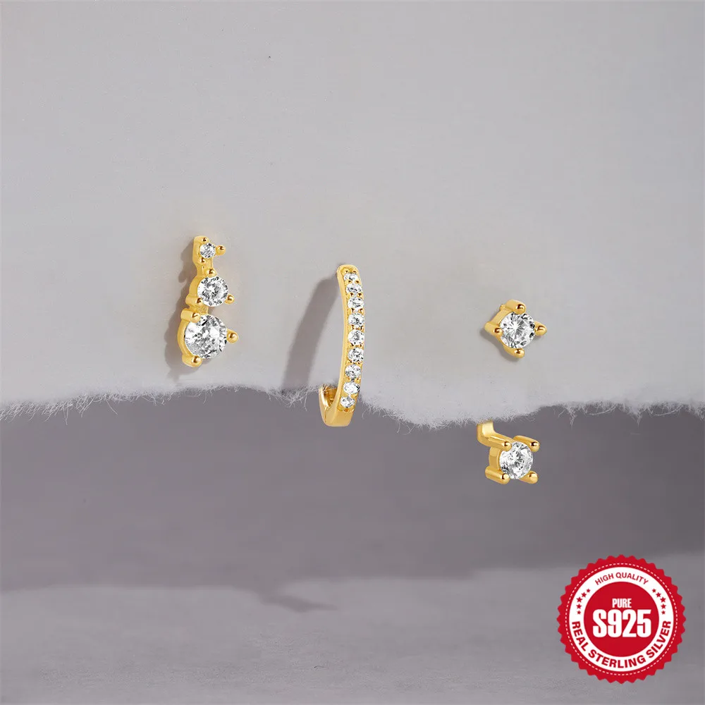 Ensemble Or 18K • Lobe & Hélix 3pcs