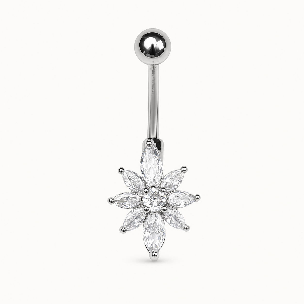 Piercing Nombril étoile • Titanium