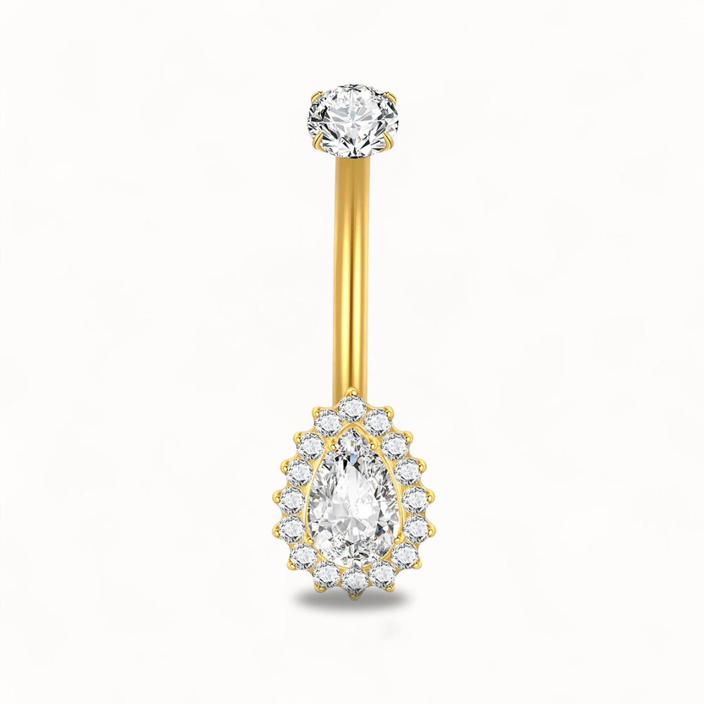 Piercing Nombril • Titane • Style Fin