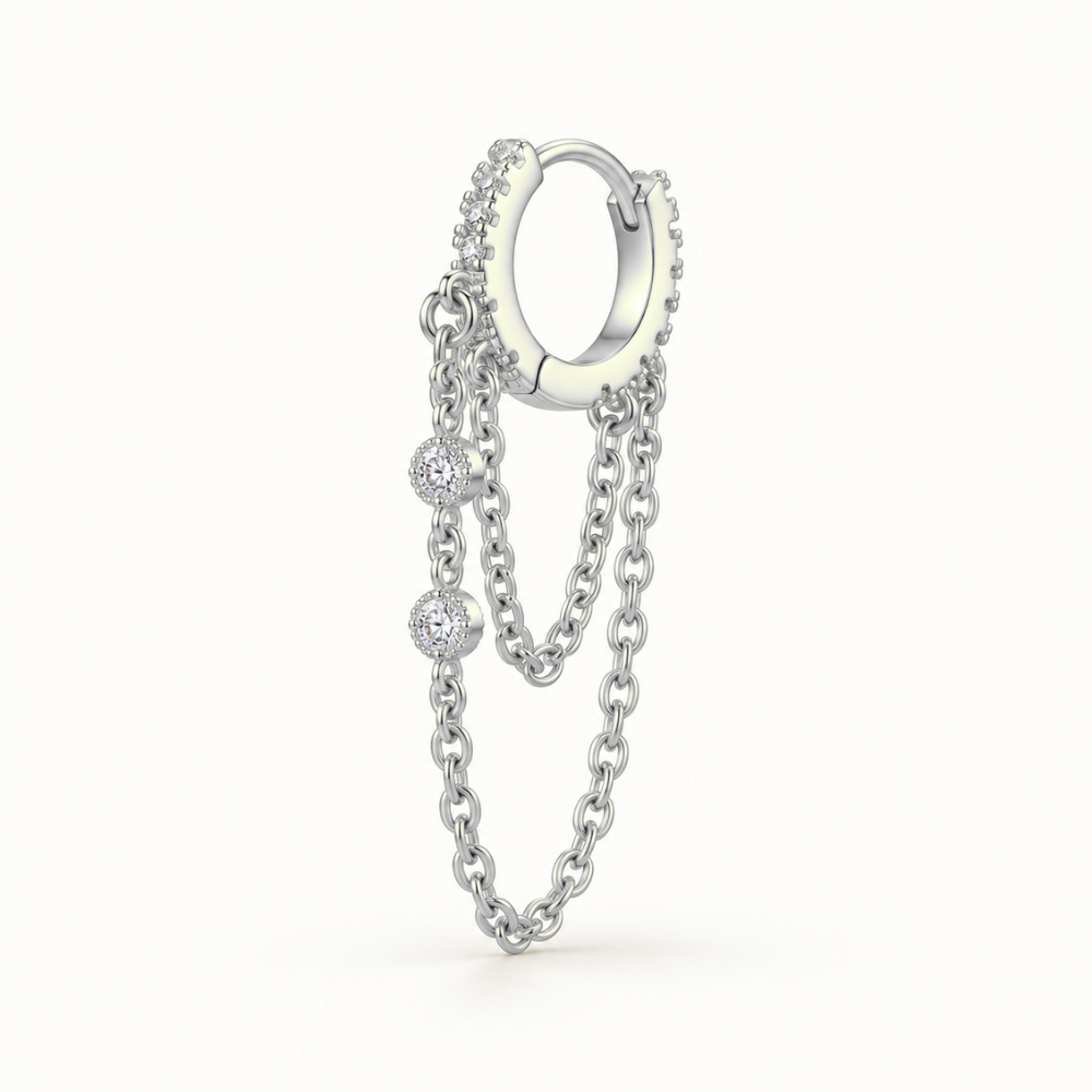 Boucle d’Oreille Cascade • Acier Inoxydable