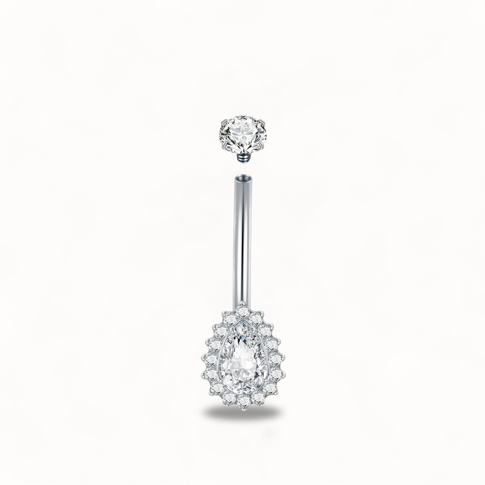 Piercing Nombril • Titane • Style Fin