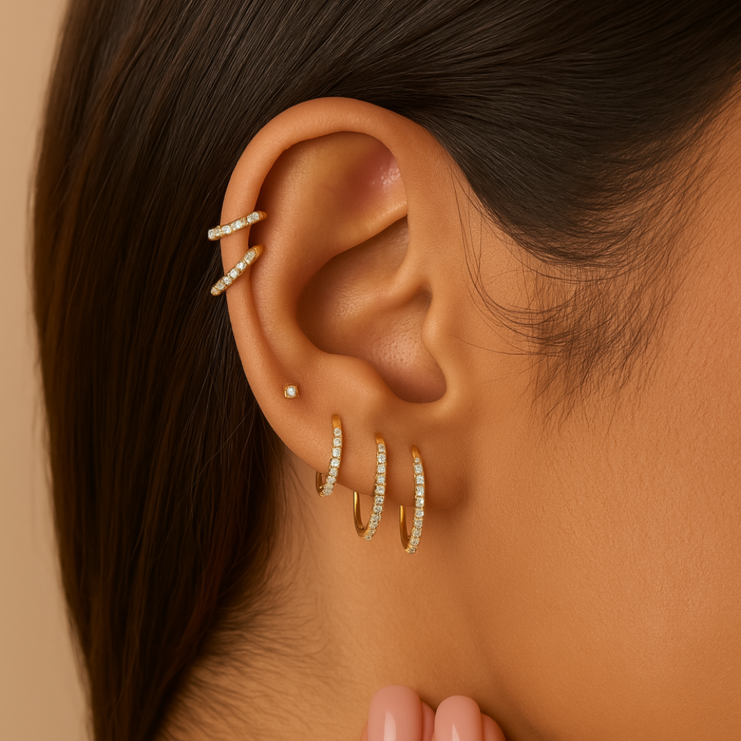 Piercing Hoop Titane • Lobe, Cartilage