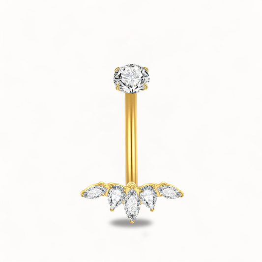 Piercing Nombril Titane • Design Élégant