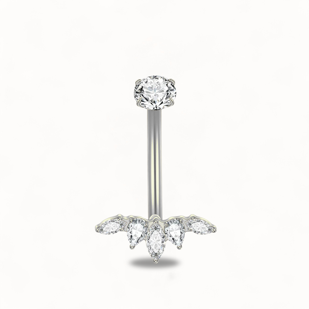 Piercing Nombril Titane • Design Élégant