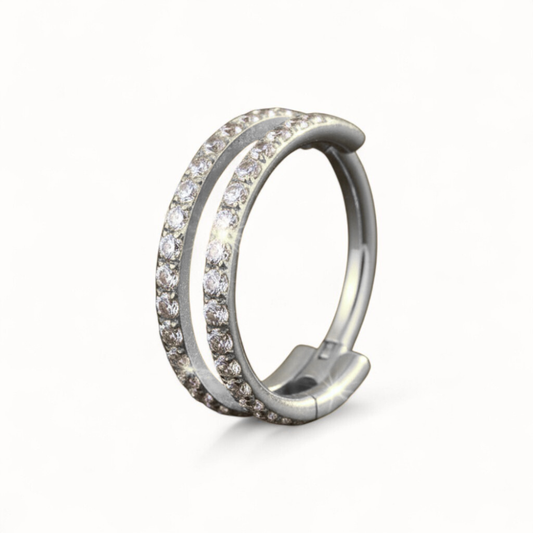Piercing 2 Anneaux • Double Hoop Fin