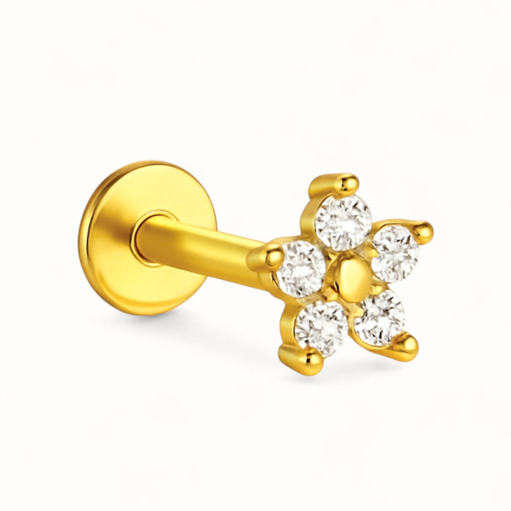 Puces d’Oreille Or 18K • Tragus Piercing