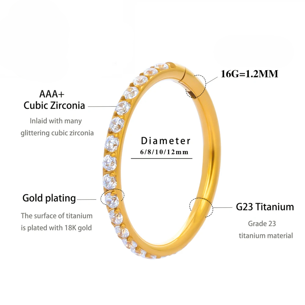 Piercing Hoop Titane • Lobe, Cartilage