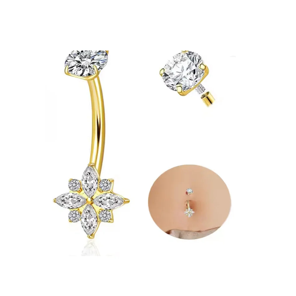 Piercing Nombril • Titane • Look Minimaliste