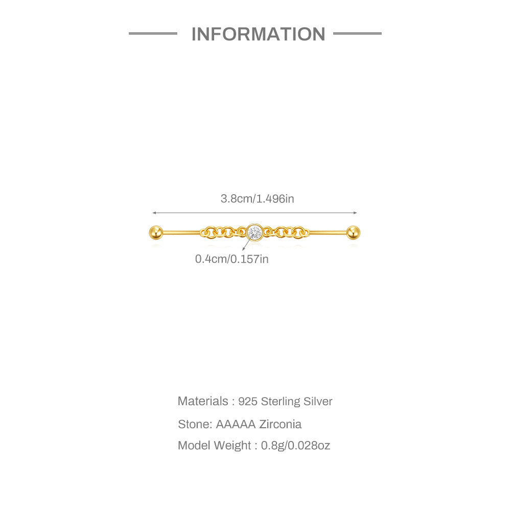 Industriel Chaîne Fine • Titane • Bijou Féminin