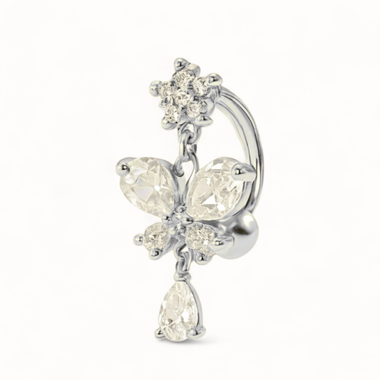 Piercing Nombril Papillon • Titane Élégant
