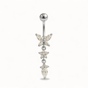 Bijou Nombril Papillon • Titane