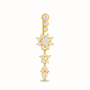 Piercing Nombril Fleur • Acier Chiurgical