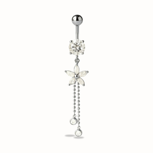 Piercing Nombril Chaîne • Titane