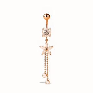 Piercing Nombril Chaîne • Titane