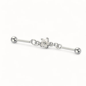 Industriel Chaîne Étoile • Titane • Style Féminin