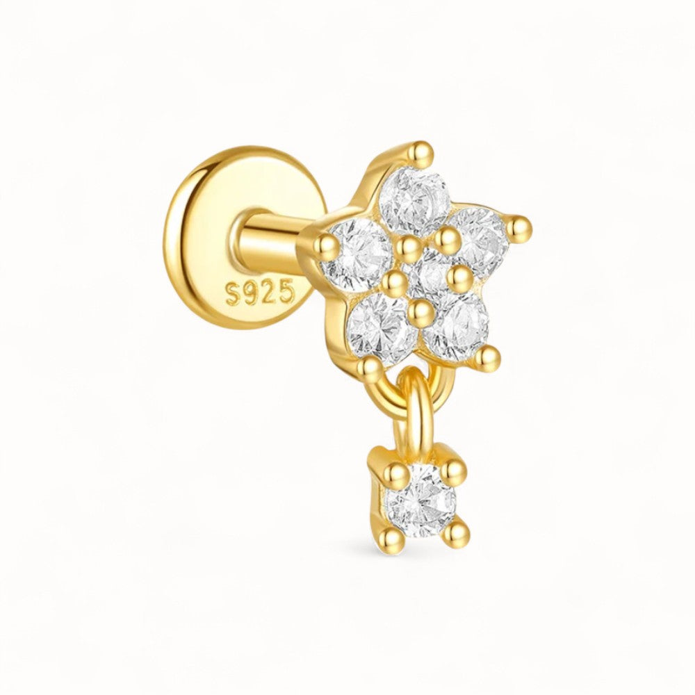 Puces d’Oreille Étoiles Or 18k • Helix, Rook