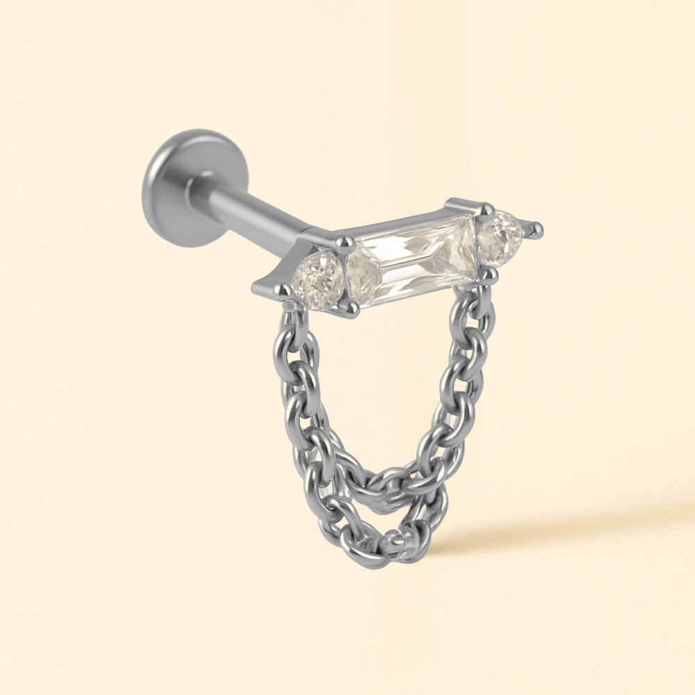 Piercing Hélix Discret • Chaîne Délicate