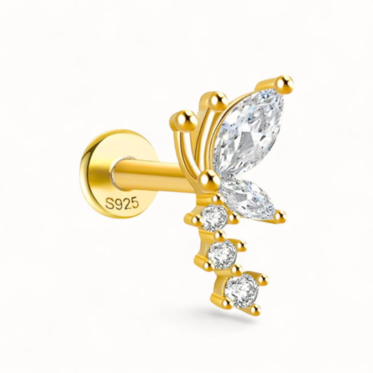 Puce d’Oreille Papillon • Or 18K