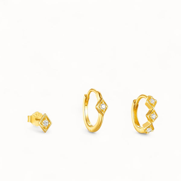 Set Piercing Hoops Or • Chic