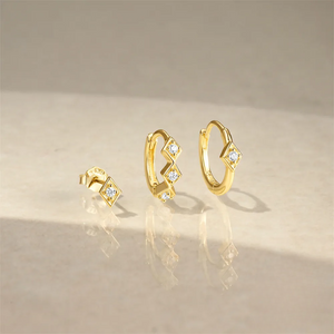 Set Piercing Hoops Or • Chic