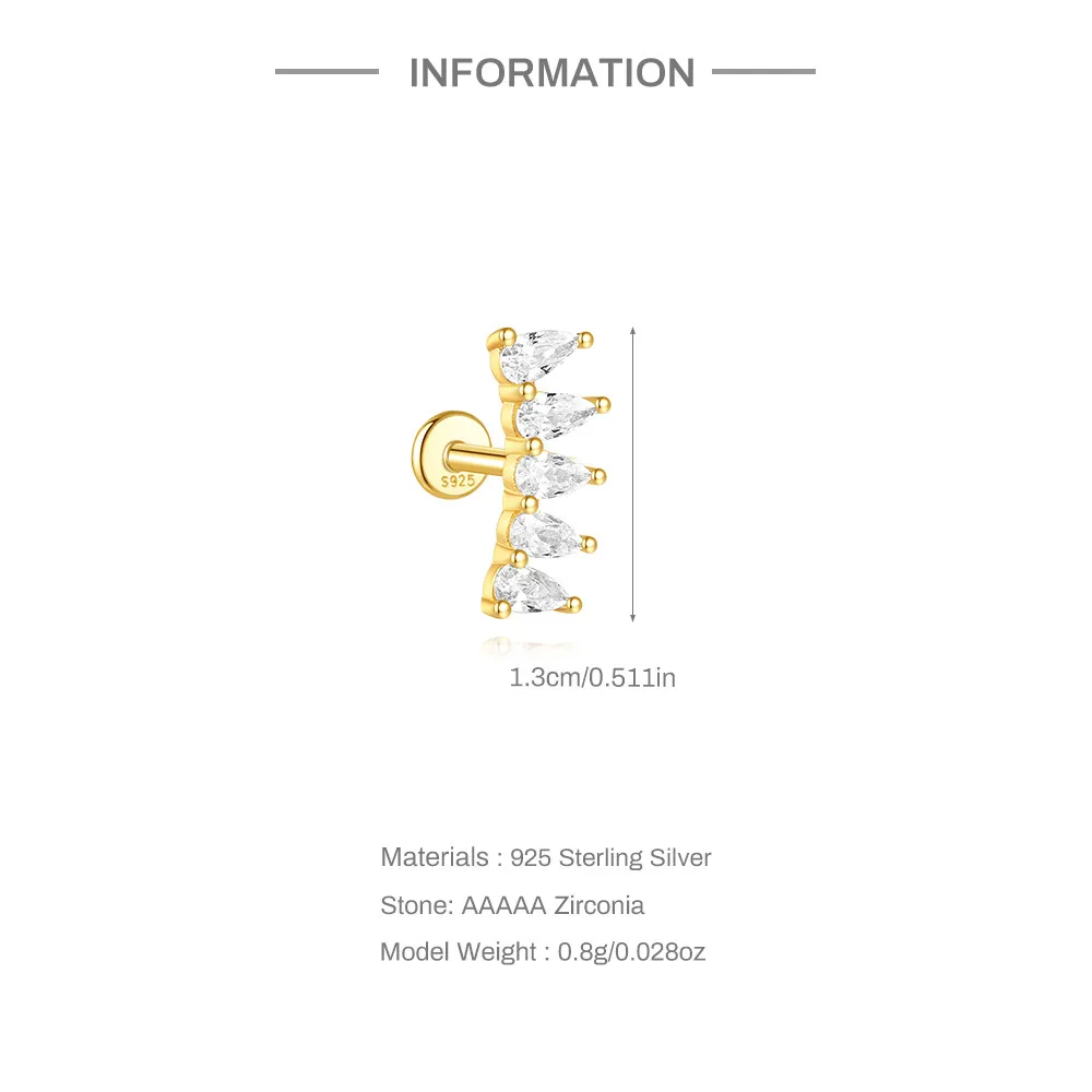 Piercing Hélix Or 18K • Style Minimalist