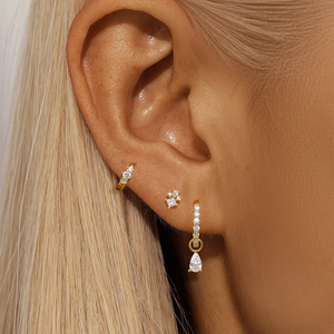 Set Piercings Or 3pcs • Style Minimaliste