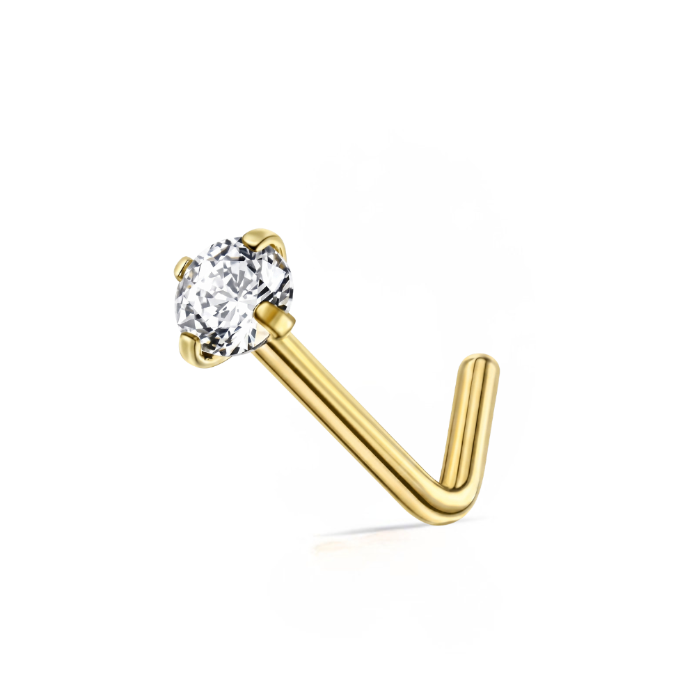 Piercing nez puce acier inoxydable