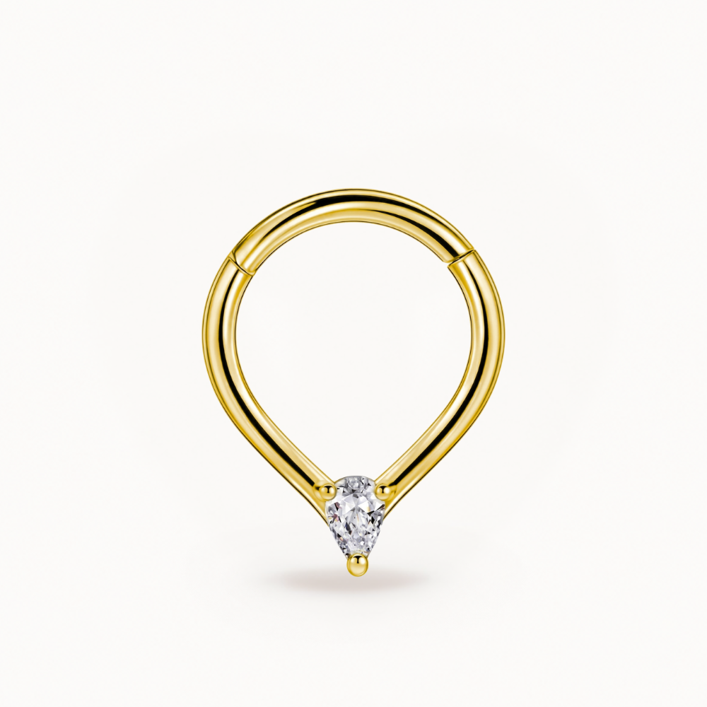 Piercing septum acier inoxydable