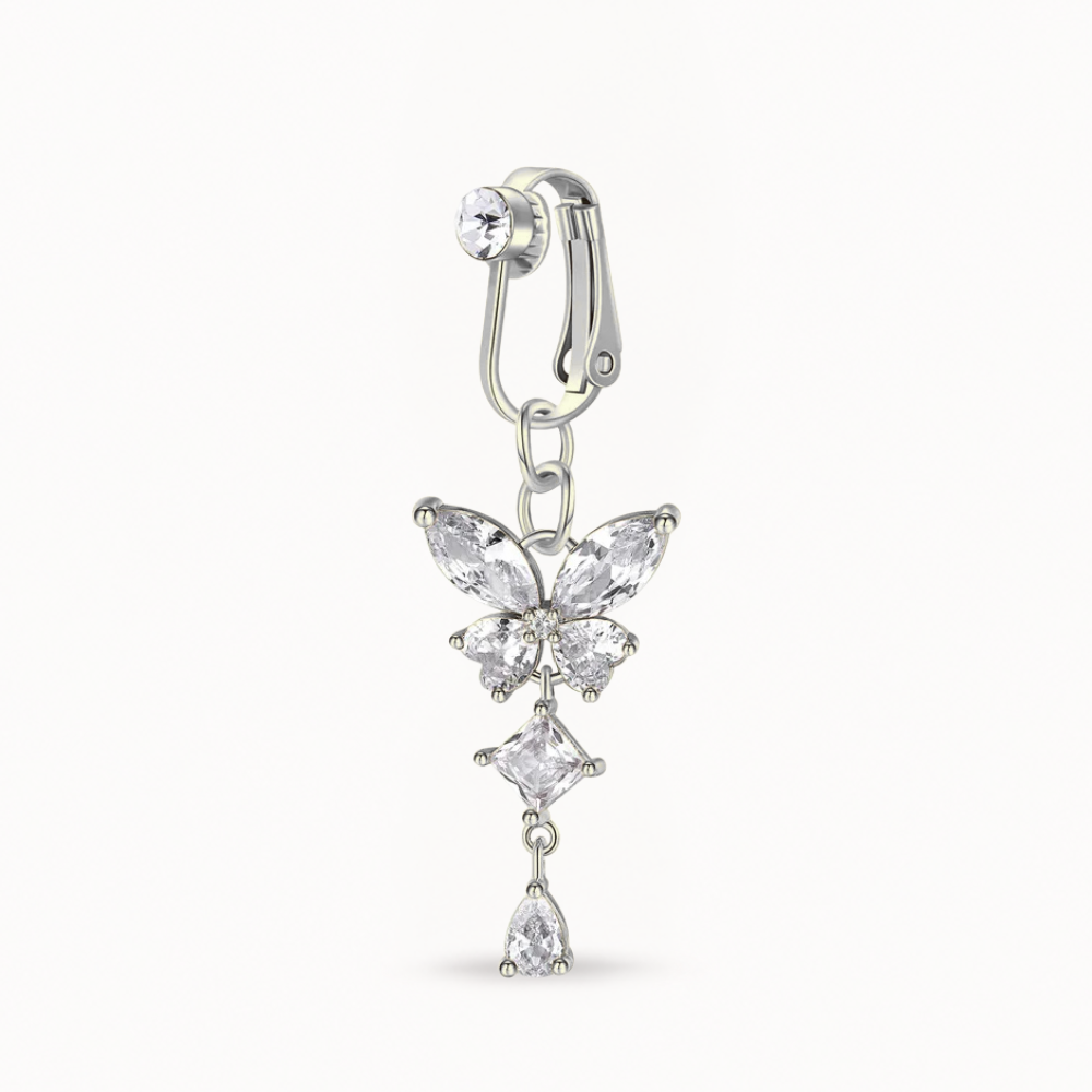 Faux Piercing Nombril Papillon • Clip