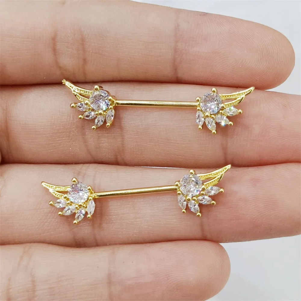 Piercing Téton ange • Titanium • 2 PCS