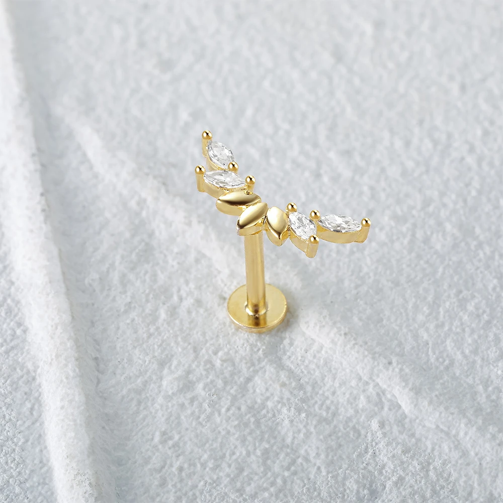 Piercing Barrette Or 18K • Hélix ou Lobe