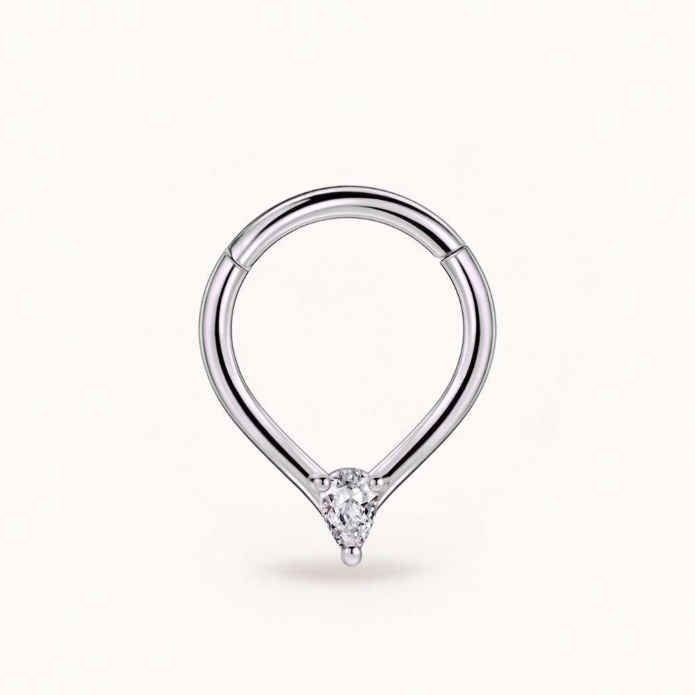 Piercing septum porté nez