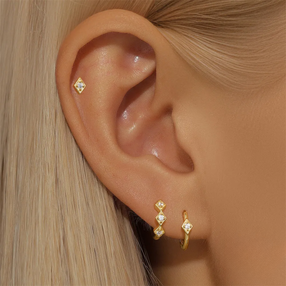 Set Piercing Hoops Or • Chic