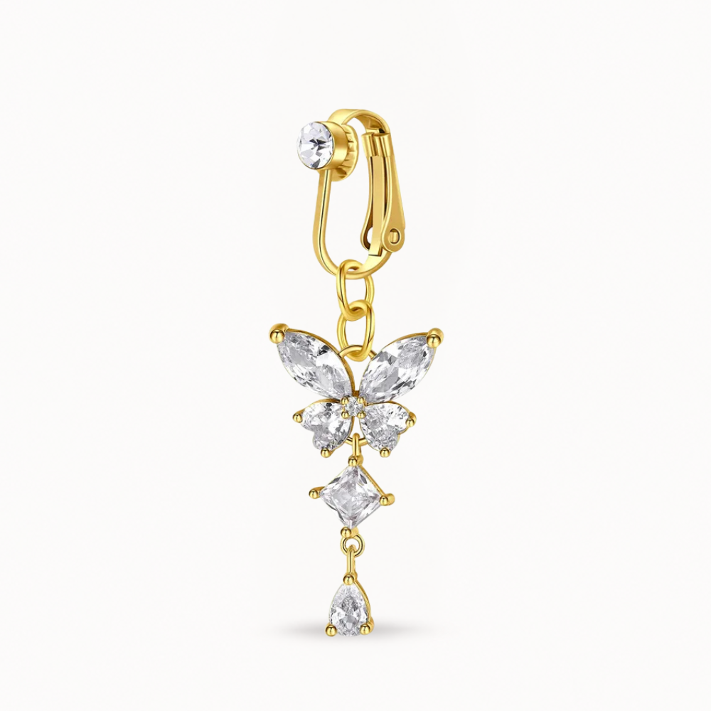 Faux Piercing Nombril Papillon • Clip