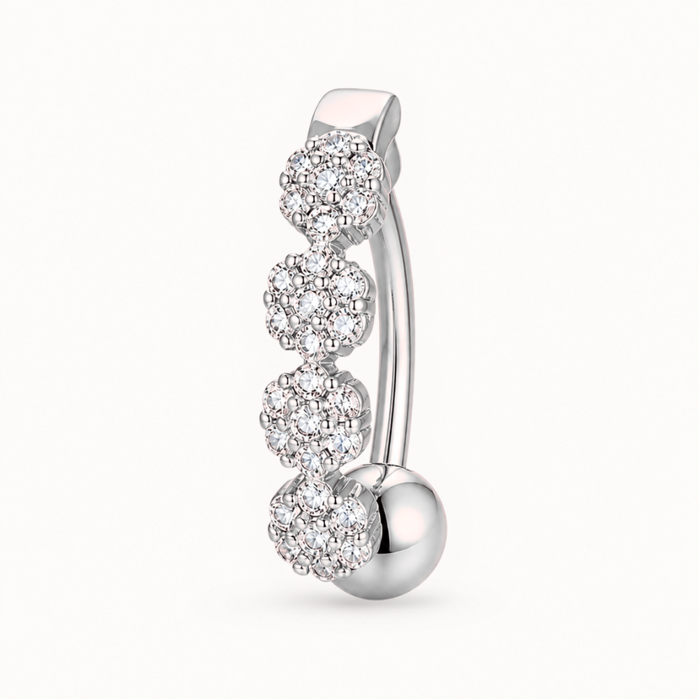 Piercing Nombril Barre Inversé • Titanium