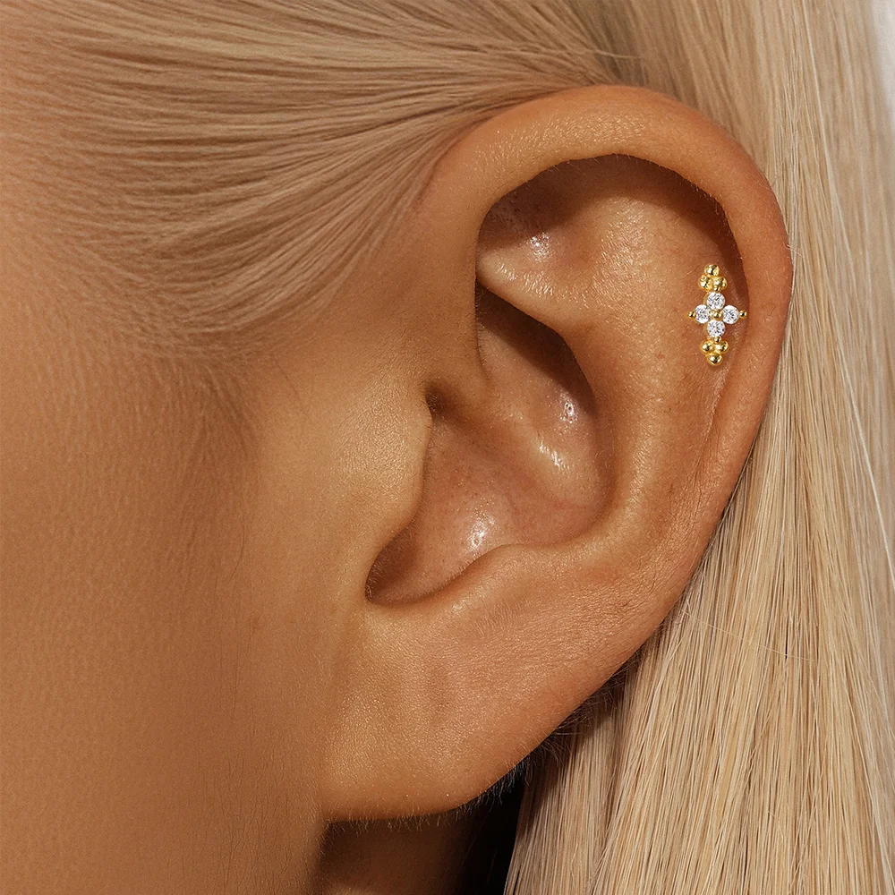 Piercings Cartilage Or 18k • Conch, Helix