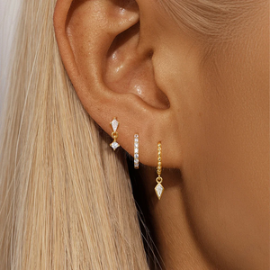 Set Piercings Or 3pcs • Style Minimaliste