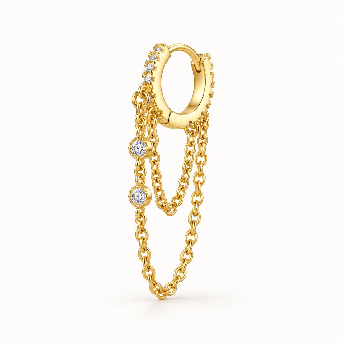 Boucle d’Oreille Cascade • Acier Inoxydable