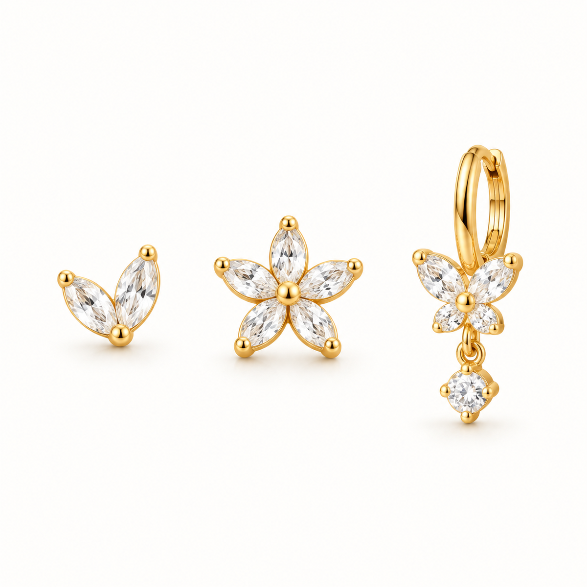 Composition Fleur & Papillon – Titane