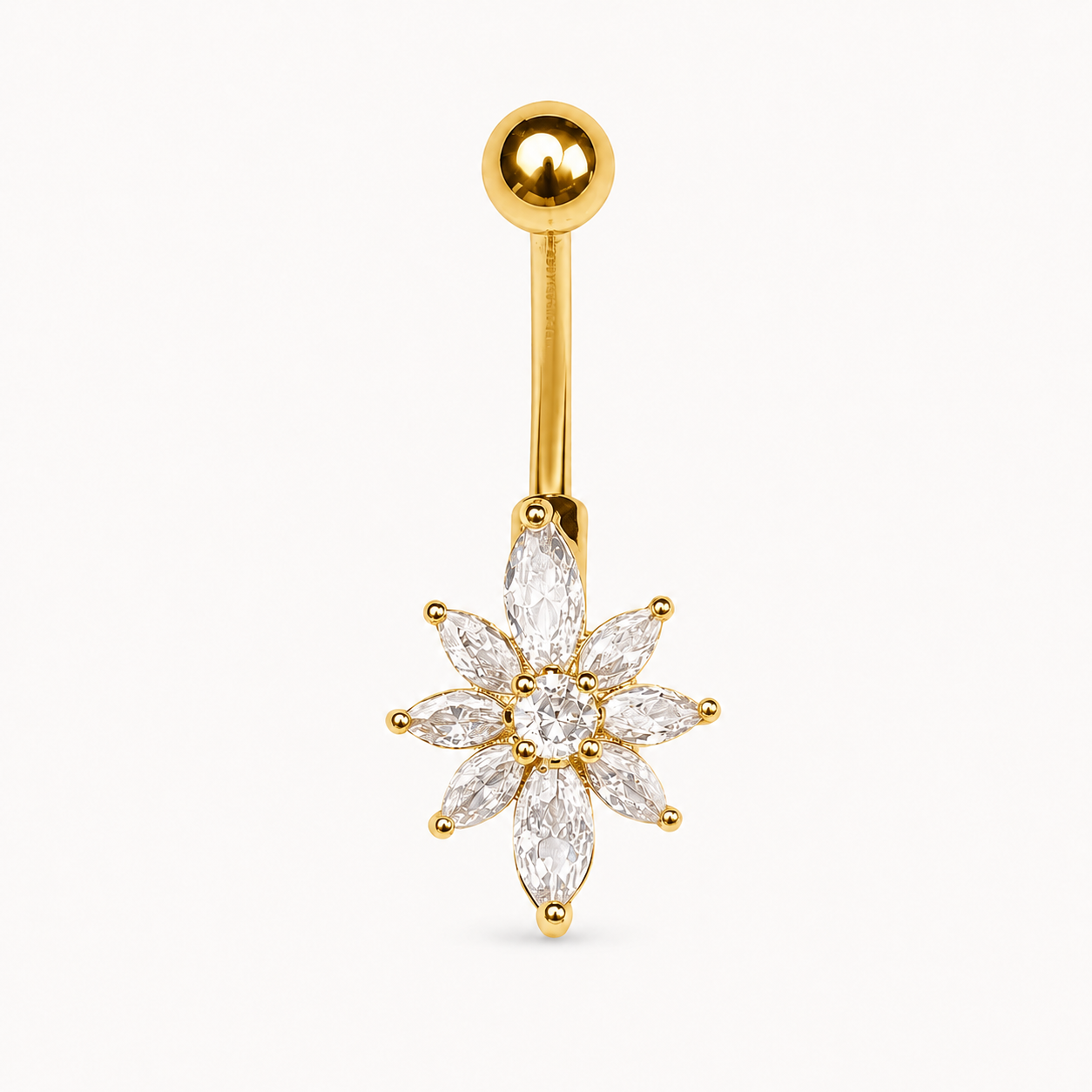Piercing Nombril étoile • Titanium