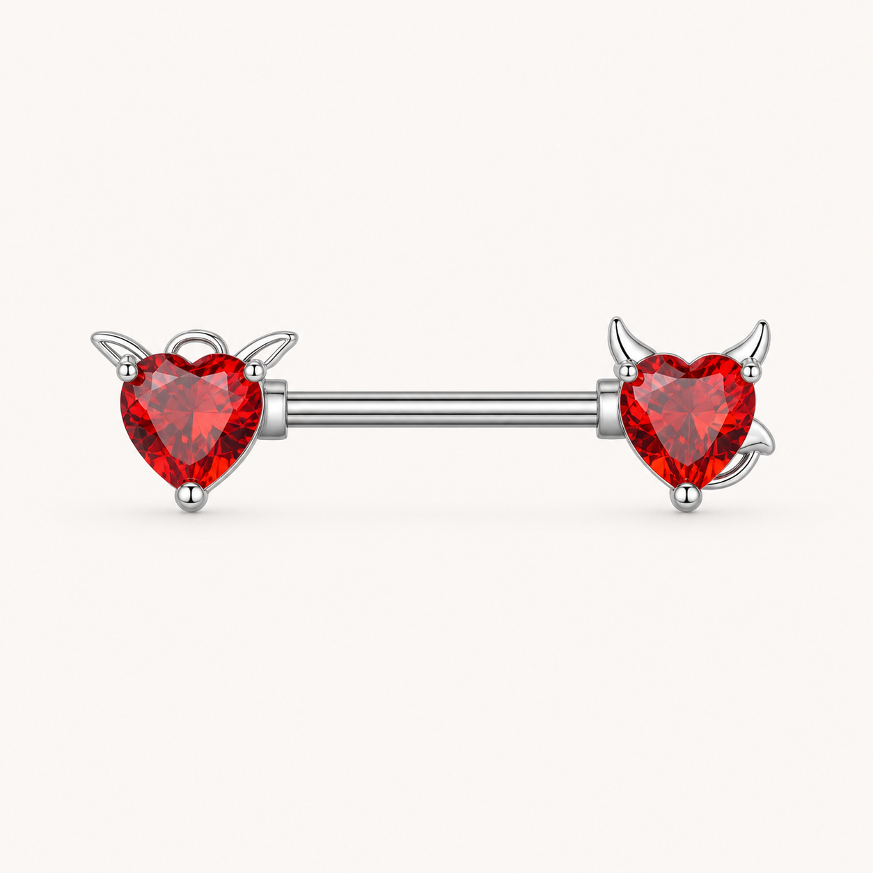 Piercing Téton Démon • Titanium • 2 PCS