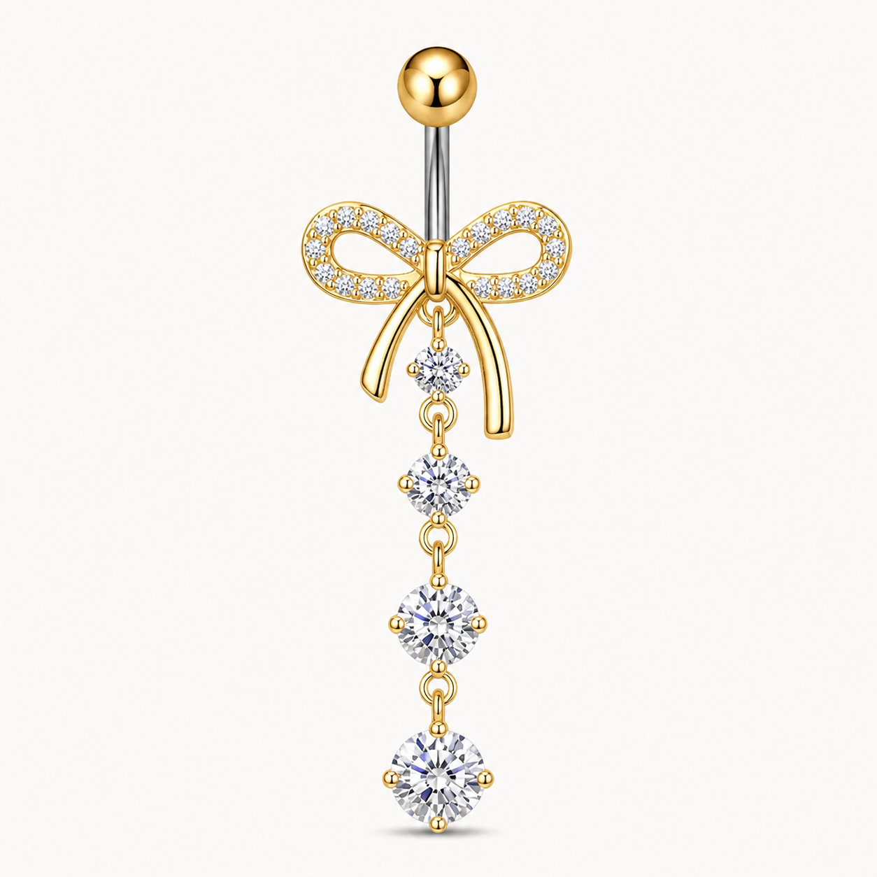 Piercing Nombril Noeud Papillon • Titanium