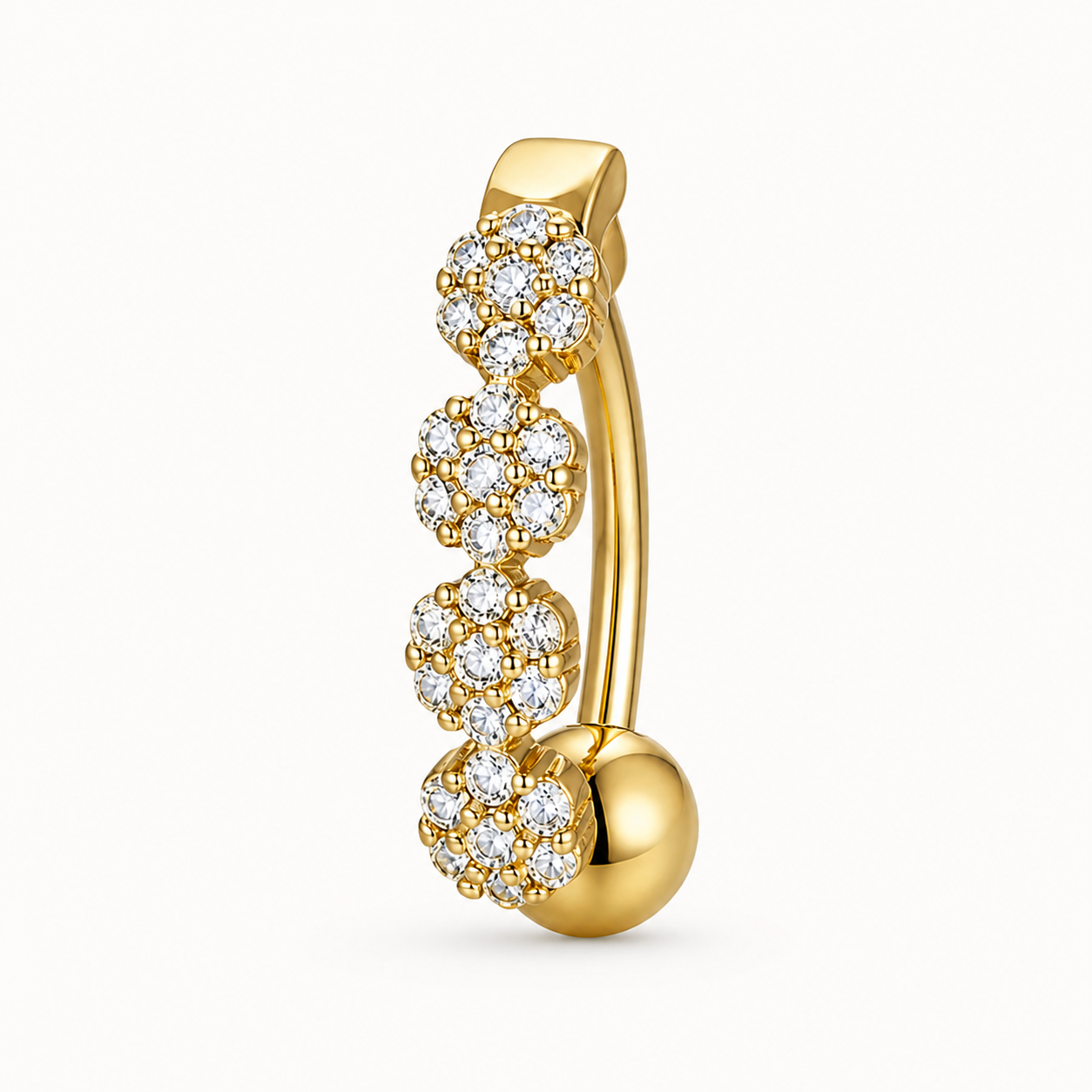 Piercing Nombril Barre Inversé • Titanium