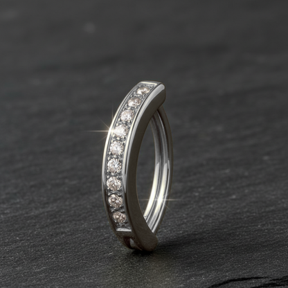 Anneau Nombril Clicker • Titane • Style Minimal